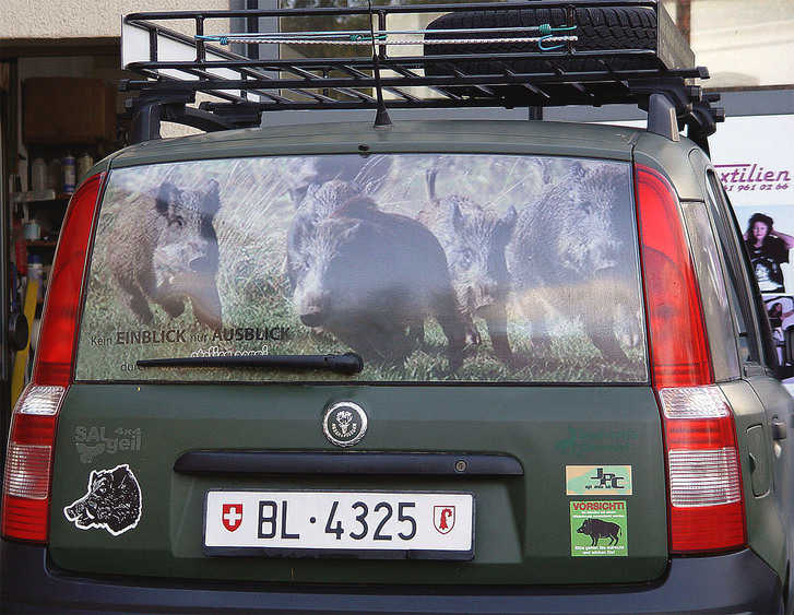 Fiat Panda 4x4 Jagdfahrzeug in Armeegrn matt Fiat