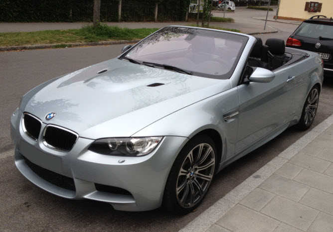 BMW M3 Cabrio Silverstone II Metallic Top Zustand BMW