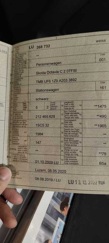 Skoda Octavia RS TSI Kombi, 2009, 5900 CHF   Skoda