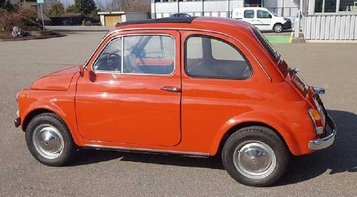 Fiat 500 Oldtimer mit Veteraneneintrag, Top-Zustand Fiat