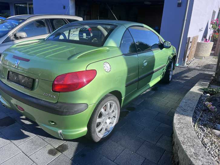 Peugeot 206cc 2.0 Cabrio zum Schnppchenpreis Peugeot